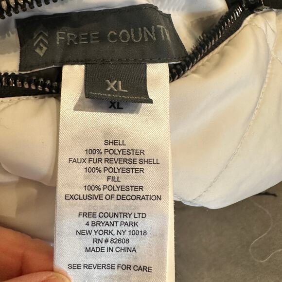 Montana State Bobcat Fleece Vest XL Football Unique Tailgate MSU Oversize White - Picture 5 of 6